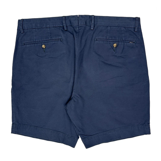 Vintage Polo By Ralph Lauren Chino Shorts - 40W 9L Blue Cotton