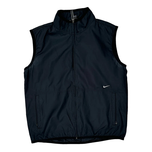 Nike Gilet - Large Black Polyester