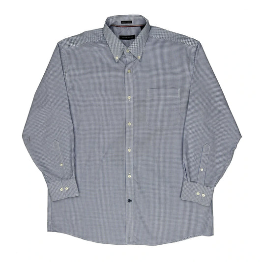 Tommy Hilfiger Checked Shirt - XL Blue Cotton