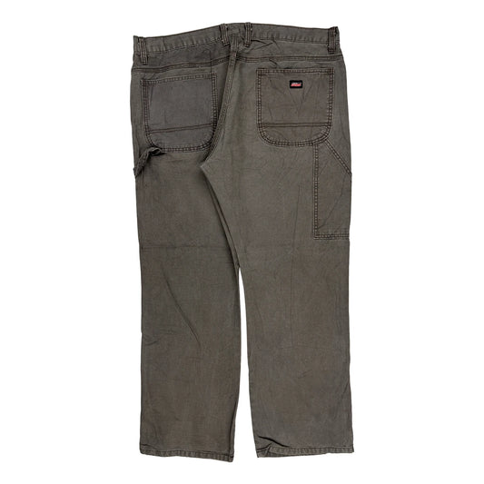 Dickies Carpenter Trousers - 38W 30L Grey Cotton