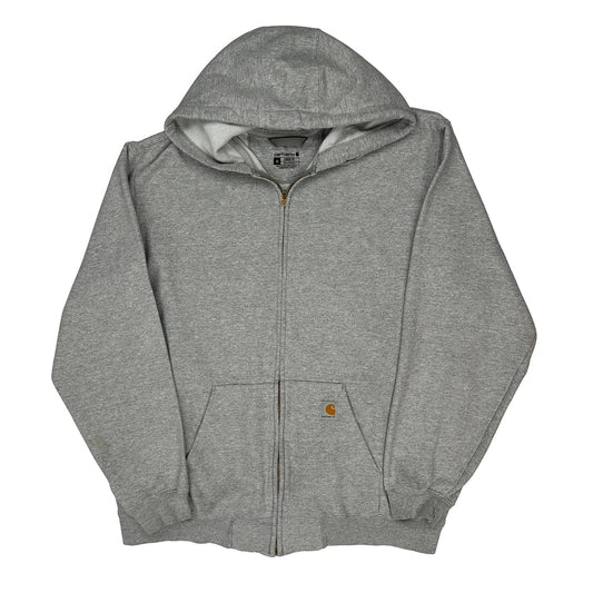Vintage Carhartt Hoodie - XL Grey Cotton Blend