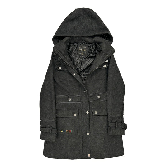 Coogi Coat - Medium Black Polyester