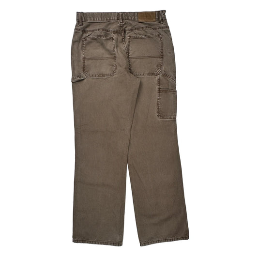Schmidt Carpenter Trousers - 30W 30L Brown Cotton