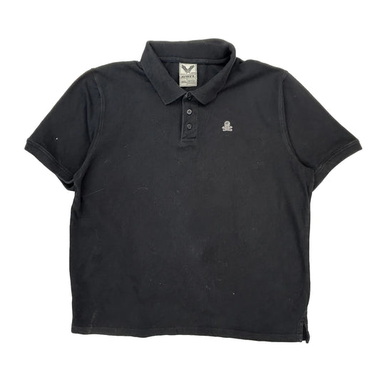 Avirex Polo Shirt - 3XL Black Cotton