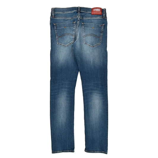 Tommy Jeans Slim Jeans - 32W 34L Blue Cotton