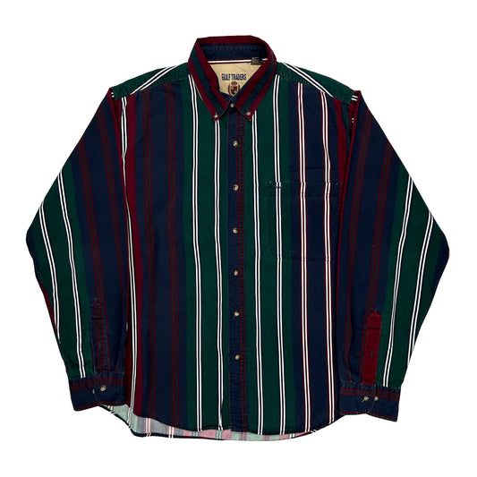Gulf Traders Striped Shirt - XL Multicoloured Cotton