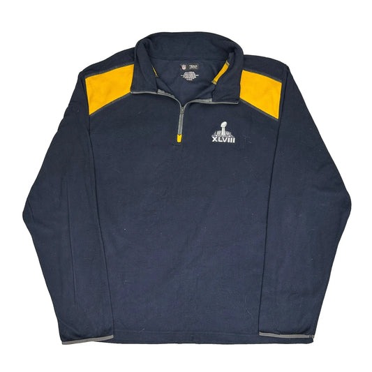 N.F.L. Team Apparel Fleece - XL Navy Polyester