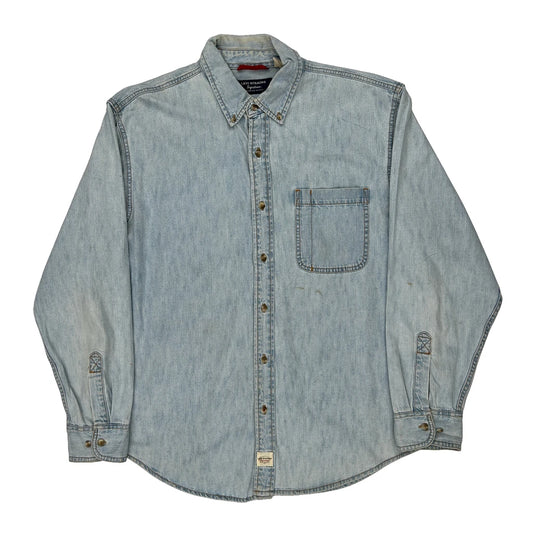 Levis Denim Shirt - Large Light Wash Cotton