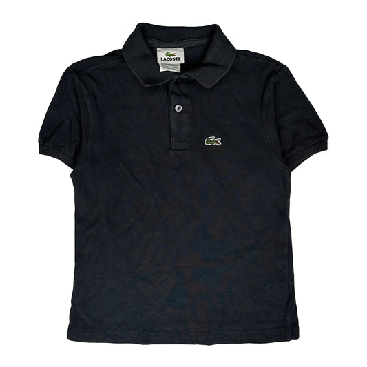 Vintage Age 8 Lacoste Polo Shirt - Medium Navy Cotton