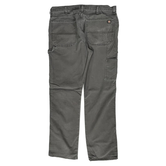 Dickies Carpenter Trousers - 36W 33L Grey Cotton