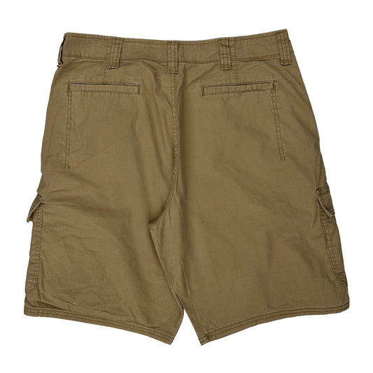 Wrangler Cargo Shorts - 34W 9L Khaki Cotton