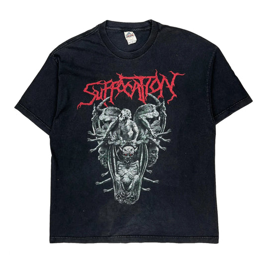 Suffocation Alstyle Band T-Shirt - XL Black Cotton