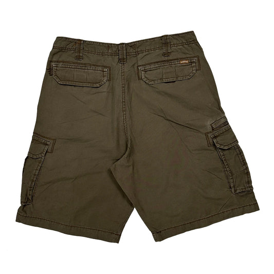 Vintage Lee Cargo Shorts - 32W 11L Brown Cotton