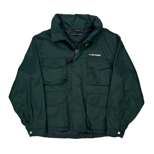 Tommy Hilfiger Jacket - XL Green Nylon