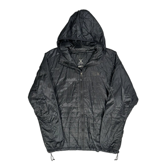 Vintage Thermal.Q Elite Mountain Hard Wear Jacket - Large Black Nylon