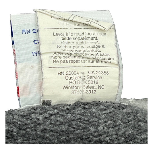 Authentic Athletic Apparel Champion Sweatshirt - Large Grey Cotton Blend