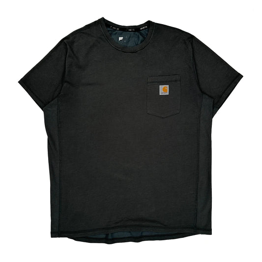 Carhartt T-Shirt - Large Black Cotton