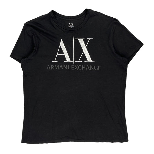 Armani Exchange T-Shirt - XL Black Cotton