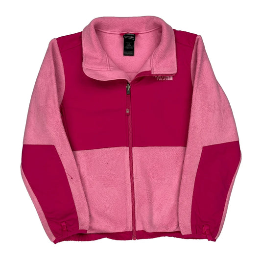 Age 12-13 Denali The North Face Fleece Jacket - Large Pink Polyester
