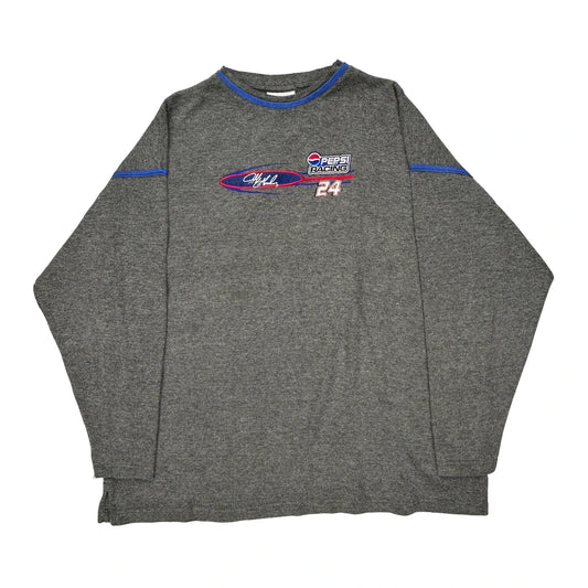 Pepsi Racing Chase Authentics Nascar Long Sleeve T-Shirt - 2XL Blue Cotton