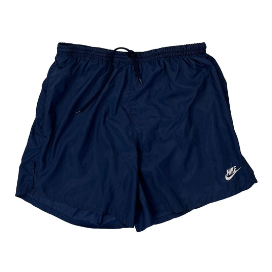 Vintage Nike Sport Shorts - Mediumw 6L Blue Nylon
