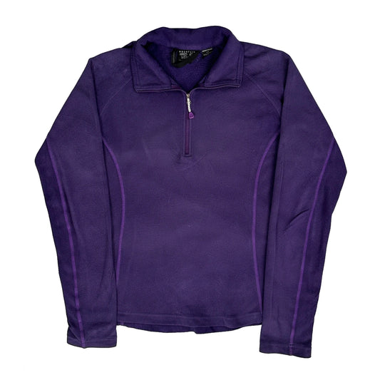 Vintage Mountain Hard Wear Fleece - Large Purple Polyester