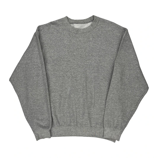 Unbranded Sweatshirt - XL Grey Cotton Blend