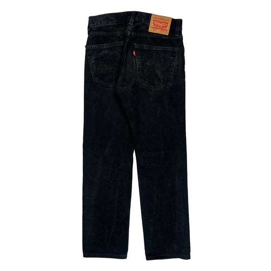 Vintage 505 Levis Jeans - 30W 30L Black Denim