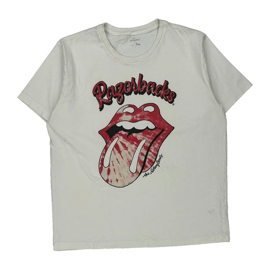 The Rolling Stones Band T-Shirt - Large White Cotton