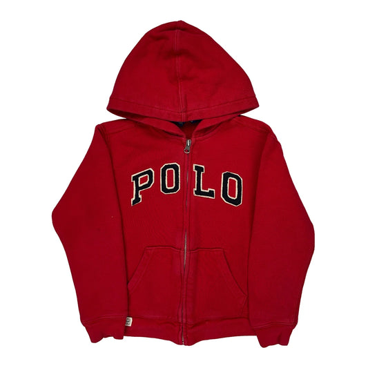 Age 7 Polo By Ralph Lauren Hoodie - Small Red Cotton