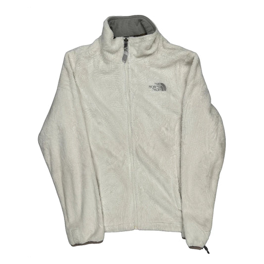 The North Face Fleece Jacket - Large White Polyester