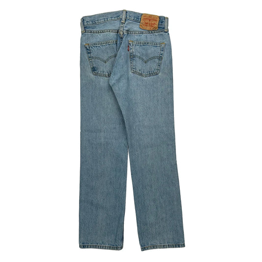 501 Levis Jeans - 28W 30L Light Wash Denim