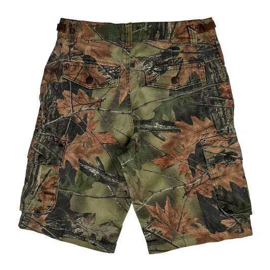 Trail Crest Camo Cargo Shorts - 29W 9L Camo Cotton