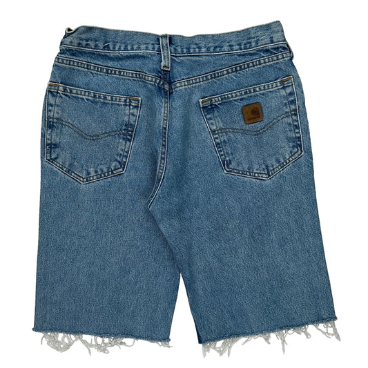 Carhartt Denim Shorts - 31W 11L Blue Cotton