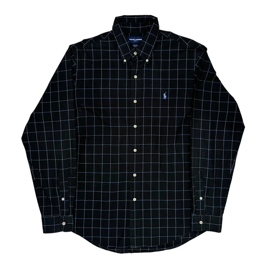 Golf Ralph Lauren Checked Shirt - Large Black Cotton