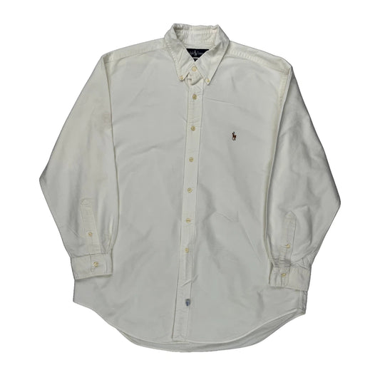 Ralph Lauren Shirt - Large Cream Cotton