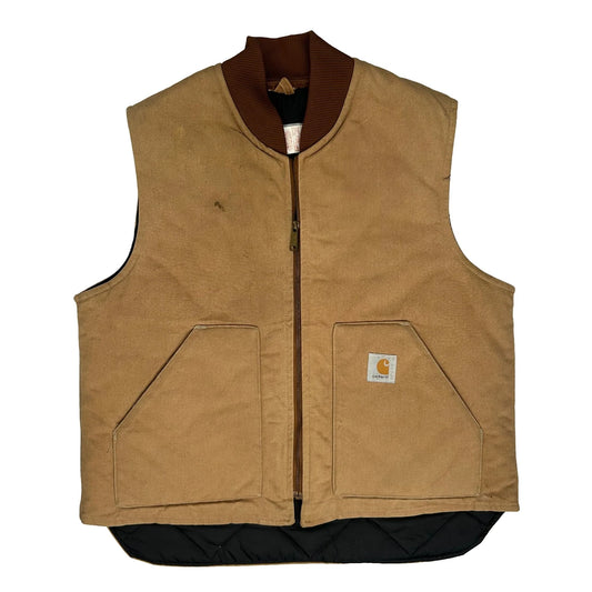 Carhartt Gilet - XL Brown Cotton