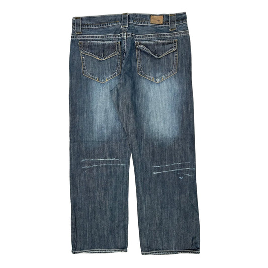 Urban Pipeline Baggy Jeans - 38W 30L Blue Cotton