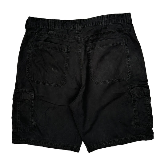 Wrangler Cargo Cargo Shorts - 36W 10L Black Cotton