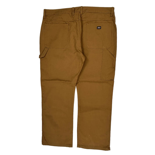 Dickies Carpenter Trousers - 42W 30L Brown Cotton
