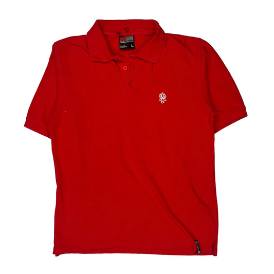 South Pole Polo Shirt - Large Red Cotton