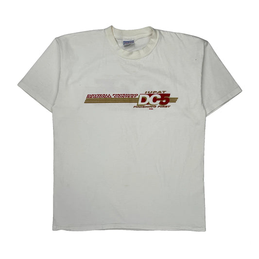Drywall Finishing Regional Contest All Sports Single Stitch T-Shirt - XL White Cotton