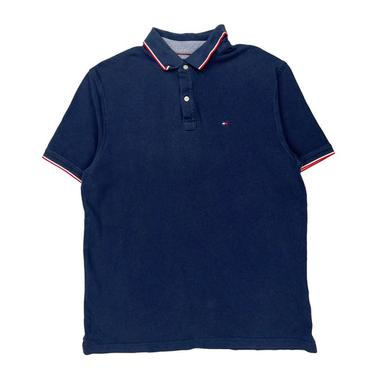 Tommy Hilfiger Polo Shirt - XL Blue Cotton