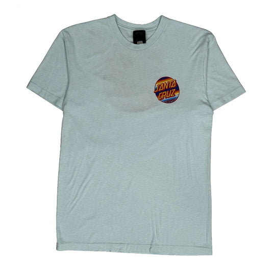 Santa Cruz Graphic T-Shirt - Small Blue Cotton