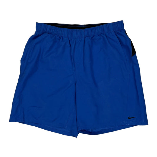 Nike Sport Shorts - X-Largew 6L Blue Polyester