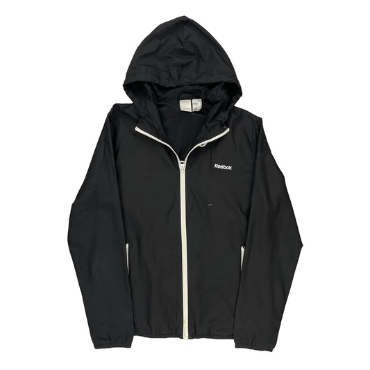 Reebok Windbreaker - Small Black Polyester