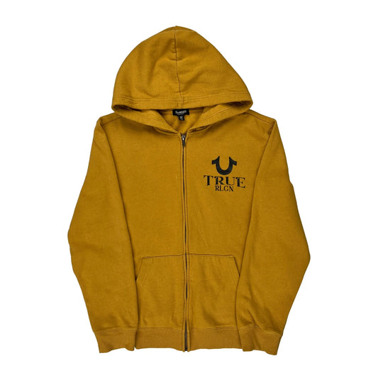 Est. 2002 True Religion Hoodie - Medium Yellow Cotton