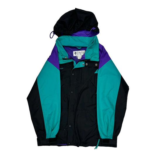 Columbia Windbreaker - Large Black Nylon