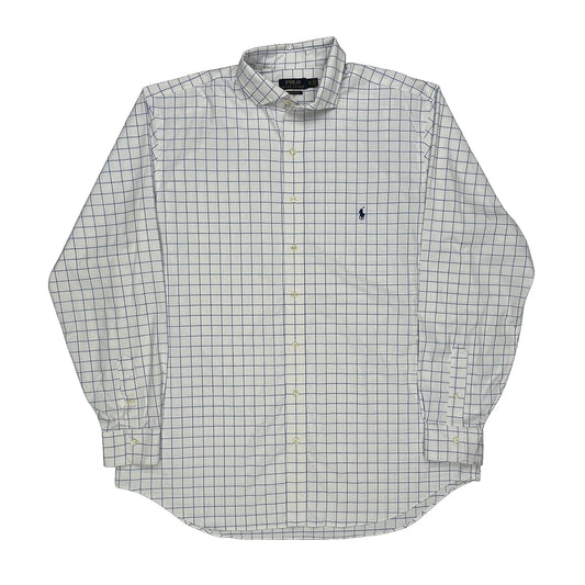 Polo By Ralph Lauren Checked Shirt - XL Blue Cotton