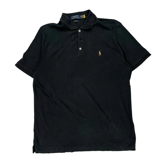 Polo By Ralph Lauren Polo Shirt - Large Black Cotton